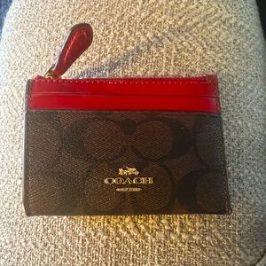 Coach card holder
